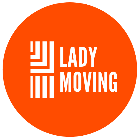 lady moving logo